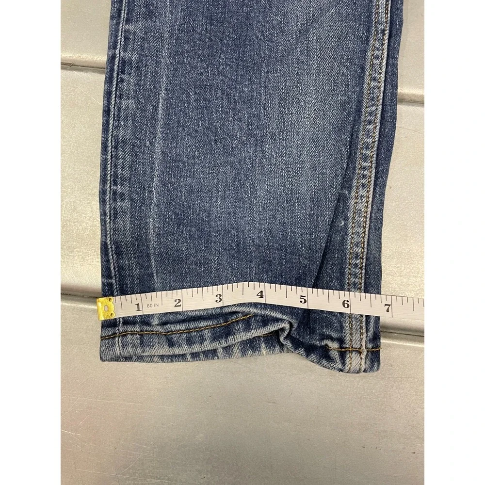 Levis 511 Jeans Mens 34x32 Blue Medium Wash Faded Denim Slim Straight‎
